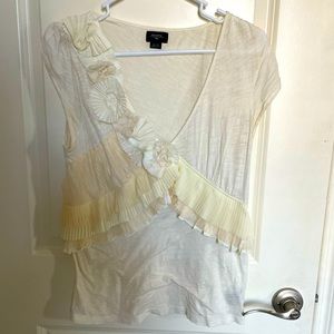 Deletta Floral Embellished Blouse